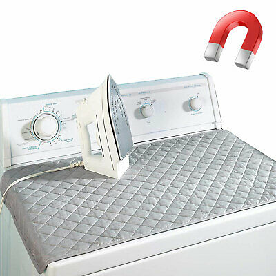 Portable Magnetic Mat Washer Ironing Cover Dryer Board Heat Resistant Blanket