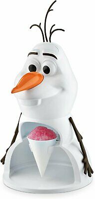 Disney DFR-613 Olaf Snow Cone Maker with Cups and 2 Ice Molds - White