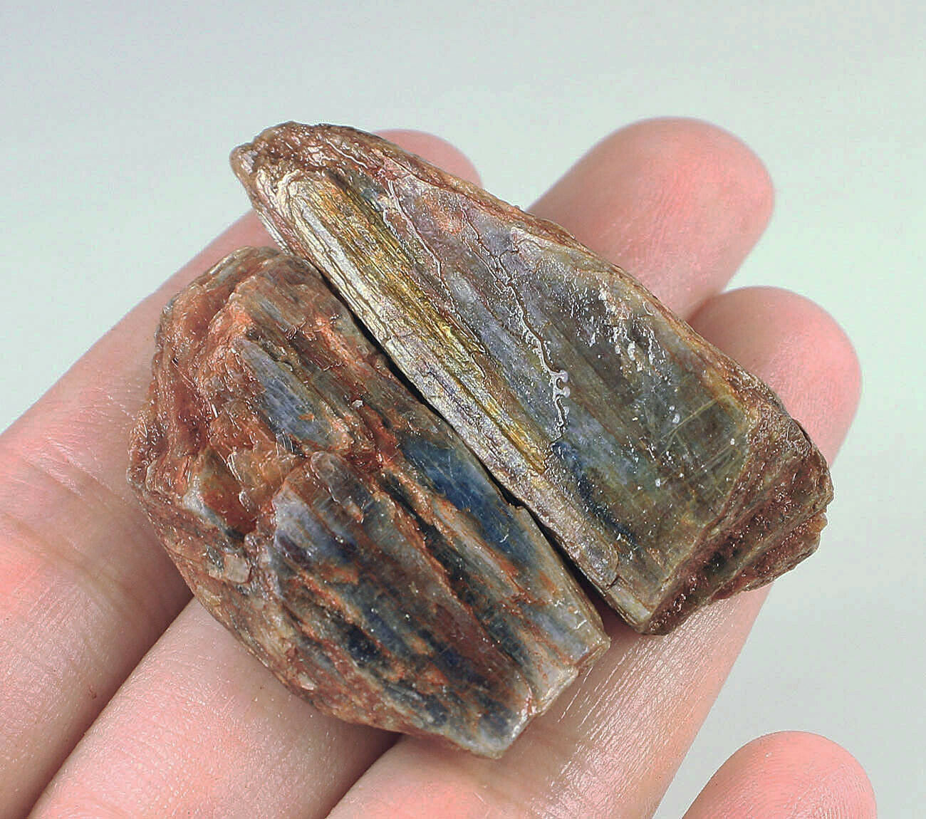 122.4Ct Natural Brazilian Blue Kyanite Crystal Facet Rough Specimen YKNd797