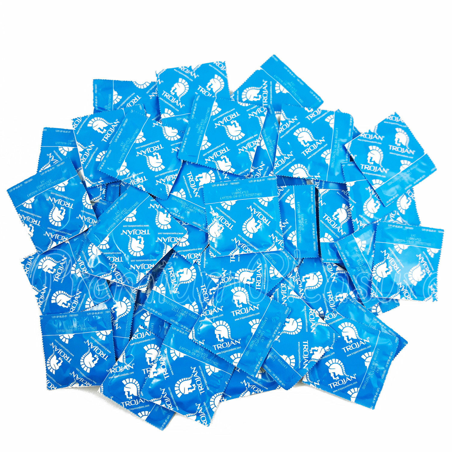 Trojan Enz Premium Lubricated Bulk Condoms - Choose Quantity