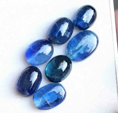 37.30 Cts Kyanite 10mm X 14mm Cabochon Oval Loose Gemstones Lot