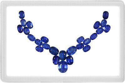 17.950 Ct Amazing *kasmir Blue* 100% Natural Kyanite Aaa+ Cut Jewelry Set 26 Pcs
