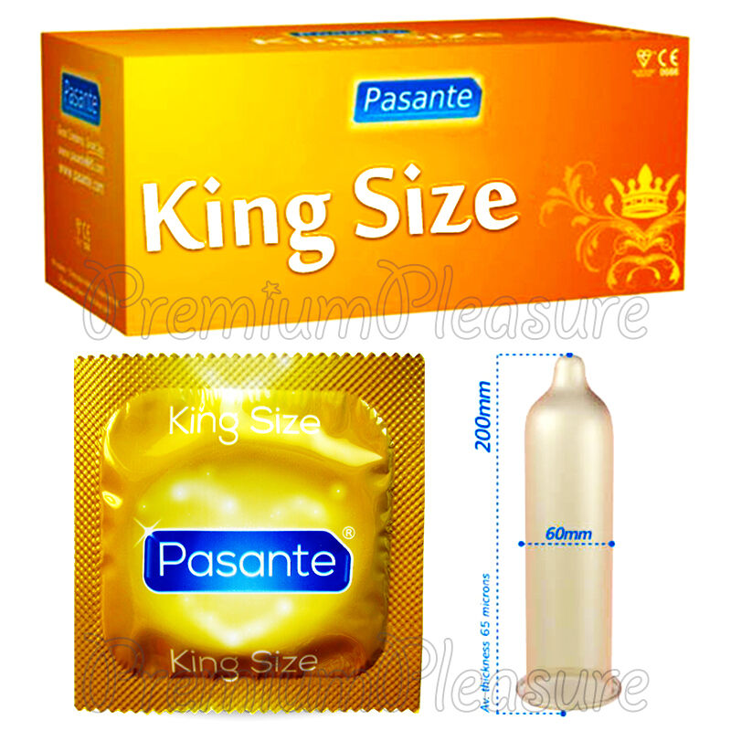 1 - 3 - 20 - 50 - 100 X Pasante King Size Xl Condoms - Xxl Large *free Shipping*