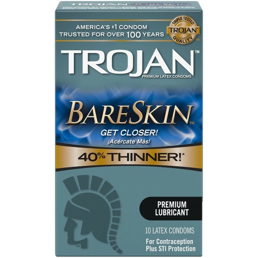 Trojan Sensitivity Bareskin Condoms - Choose Amount