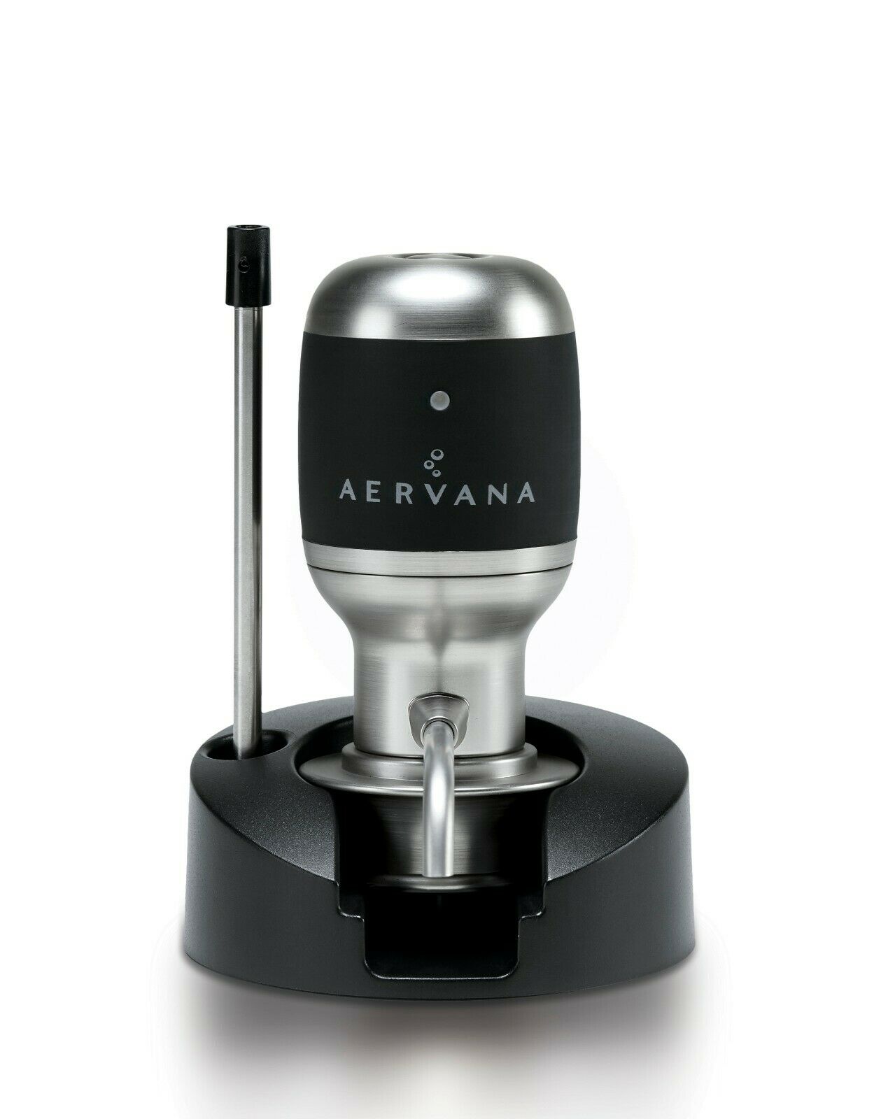 Aervana, One-touch Luxury Wine Aerator, W/countertop Stand & Telescoping Tube.