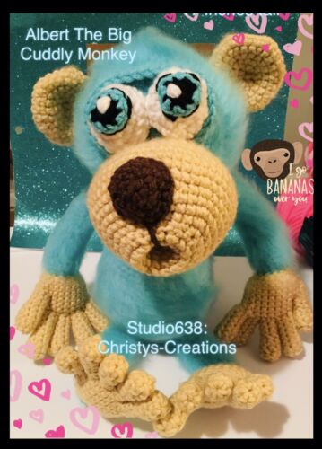 Amigurumi Crochet & Brushed Large Monkey Toy